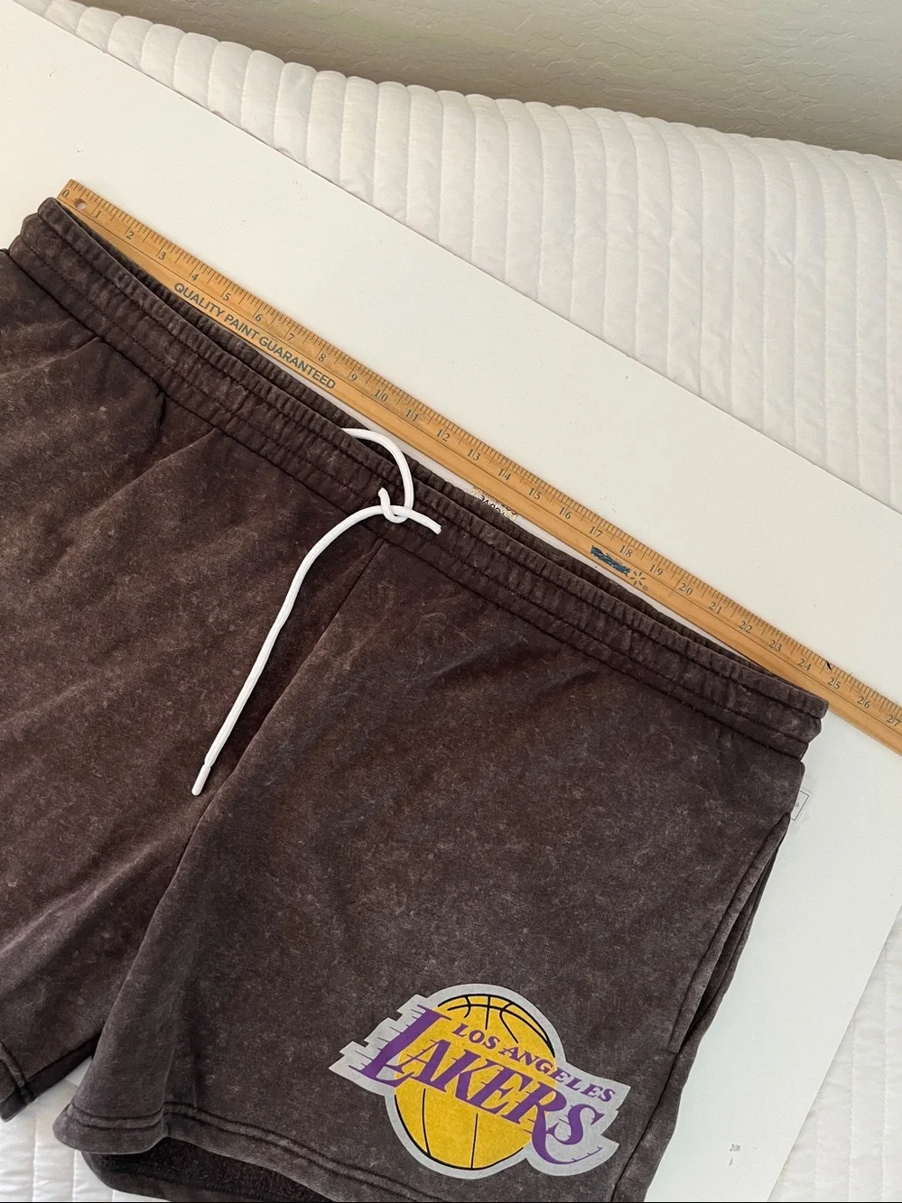 NBA Big Men's Graphic Fleece Shorts, Los Angeles Lakers Size 3XL Lakers Logo